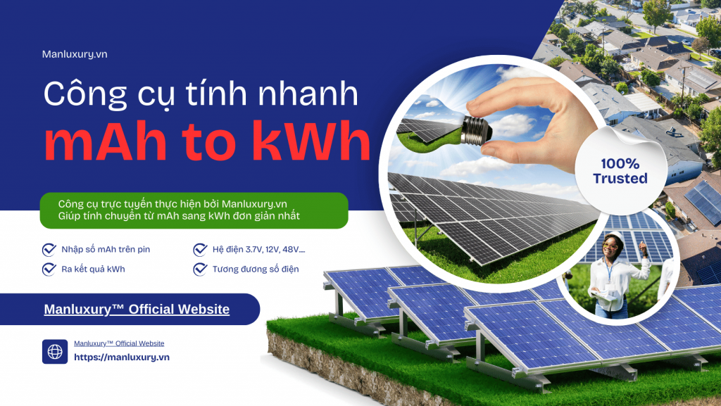 Công cụ chuyển đổi mAh sang kWh